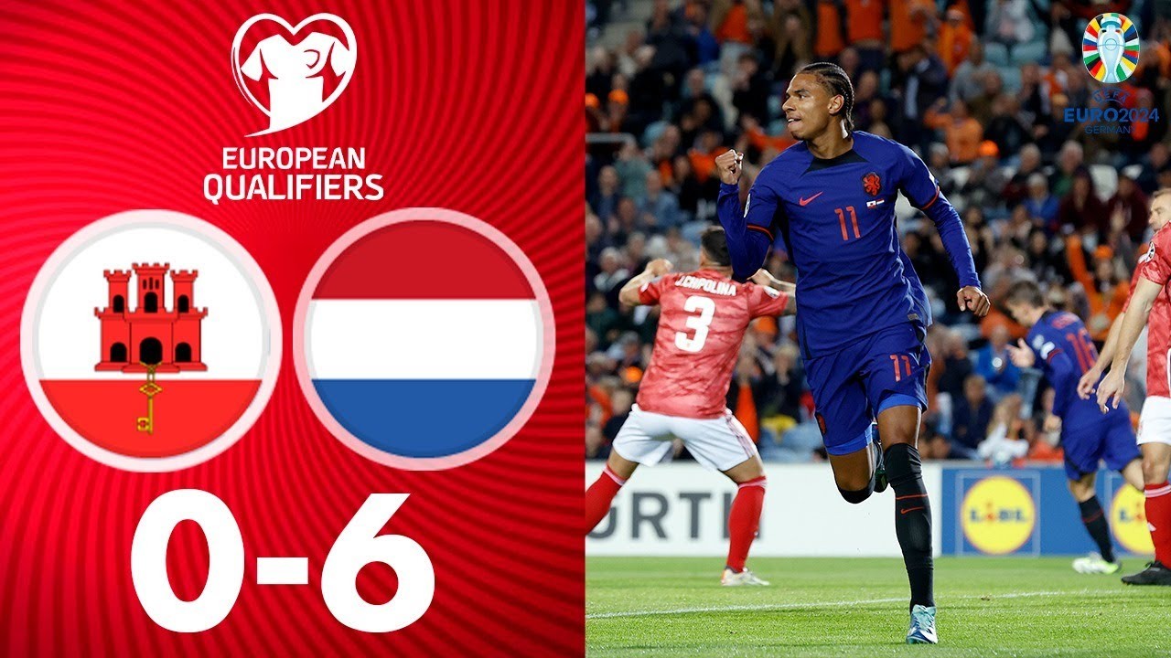 #ไฮไลท์ฟุตบอล [ ยิบรอลตาร์ 0 - 6 เนเธอร์แลนด์ ] ฟุตบอลยูโร รอบคัดเลือก 2023/22.11.66
