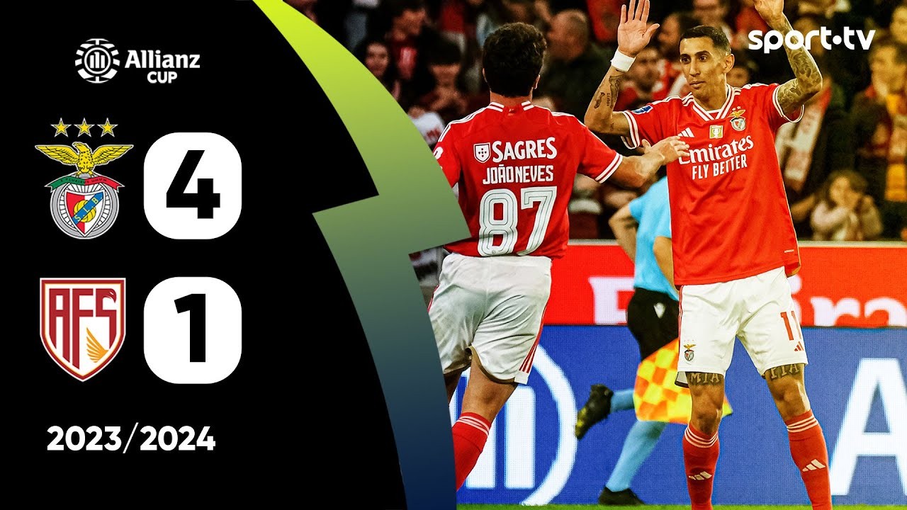 #ไฮไลท์ฟุตบอล [ เบนฟิก้า 4 - 1 AVS Futebol SAD ] โปรตุเกส ลีกคัพ 2023/22.12.66