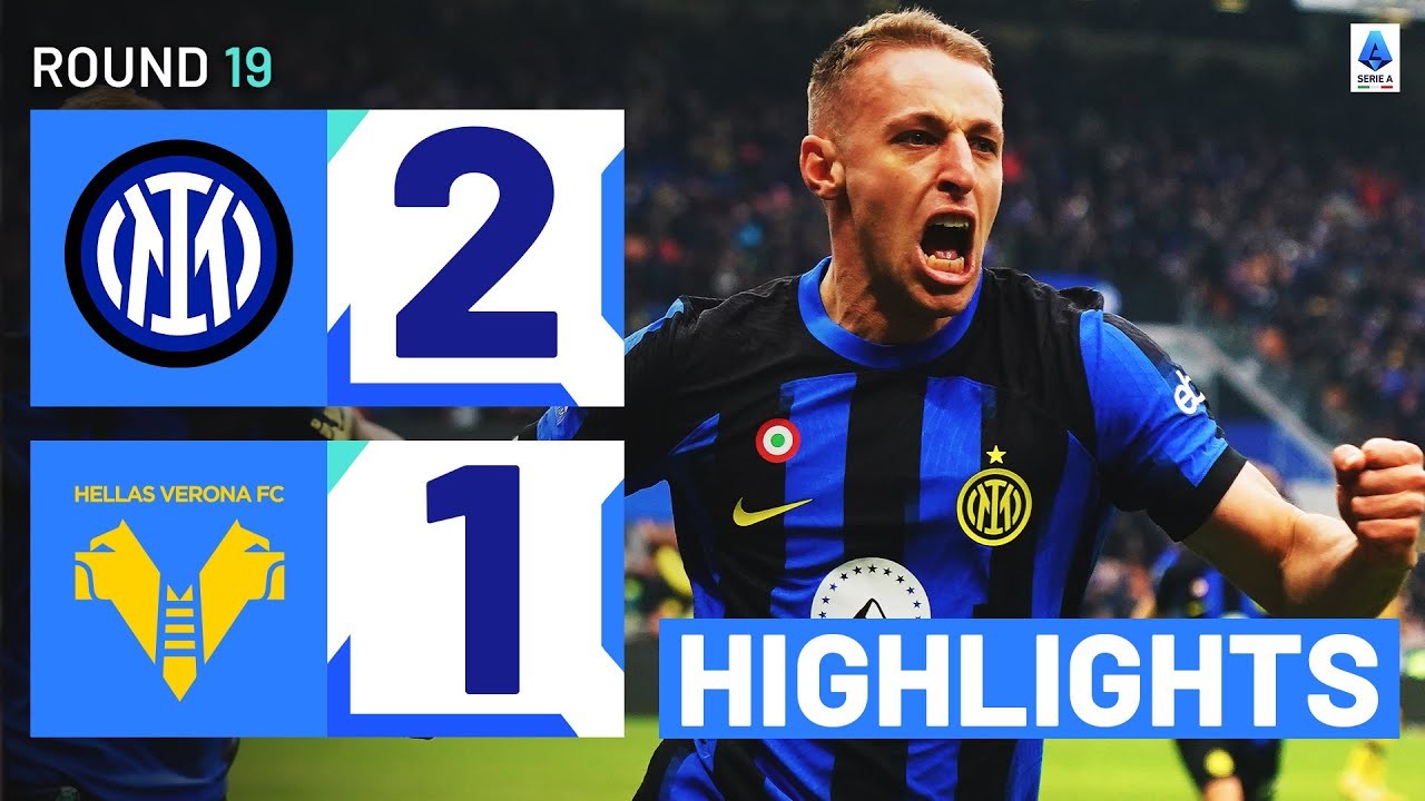 #ไฮไลท์ฟุตบอล [ อินเตอร์ มิลาน 2 - 1 เวโรน่า ] กัลโช่ เซเรียอา อิตาลี 2024/7.1.67